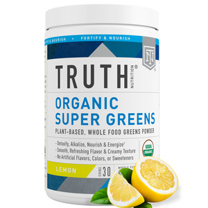 lemon~organic green superfoods - mint flavor
