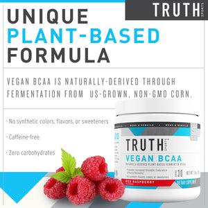 Raspberry Natural BCAA, plant based BCAA