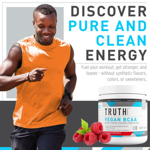 Vegan BCAA energy. Energized BCAA