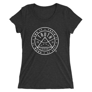 Ladies' Badge t-shirt - White Logo