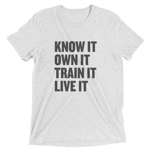 Men's Know It t-shirt - Black Logo